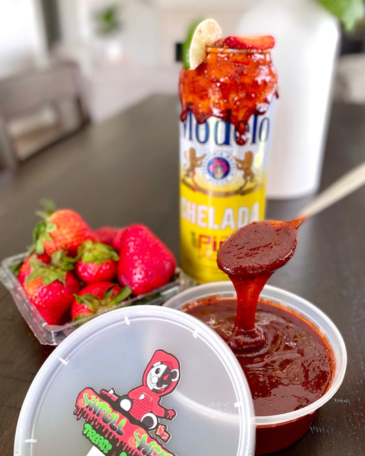 Fresa/Strawberry flavor Chamoy Rim-Dip